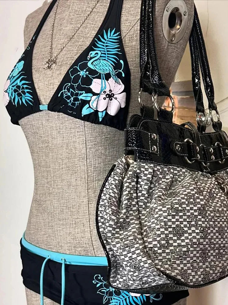 Laced-Up Bikini Set – Sexy Summer Beach Vibes 💋👙