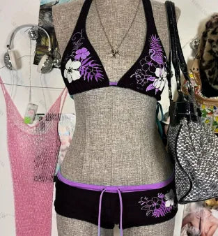 Laced-Up Bikini Set – Sexy Summer Beach Vibes 💋👙